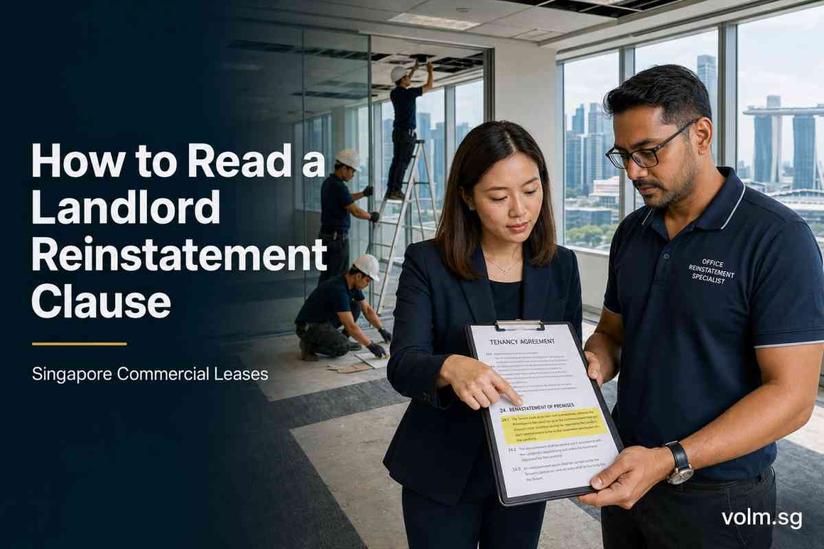 How to Read a Landlord Reinstatement Clause in singapore