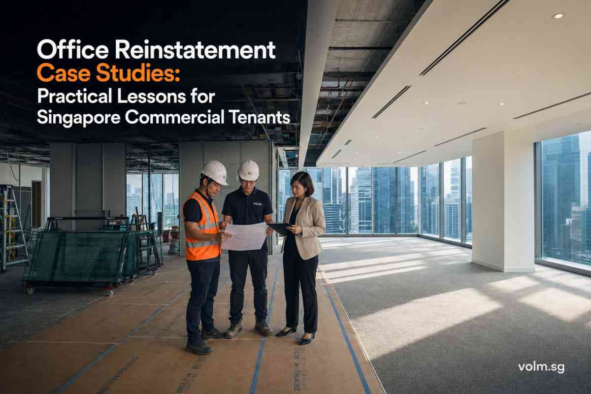 Office Reinstatement Case Studies: Practical Lessons for Singapore Commercial Tenants