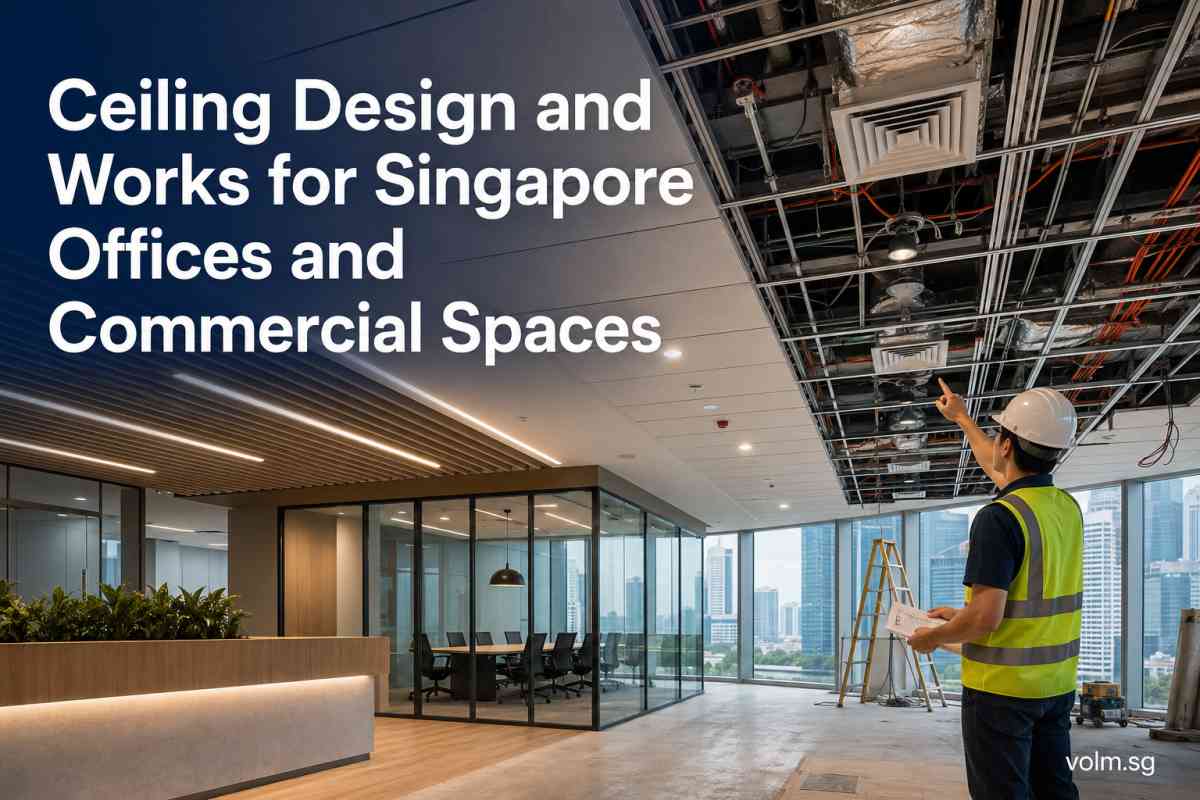 ceiling design and works in singapore
