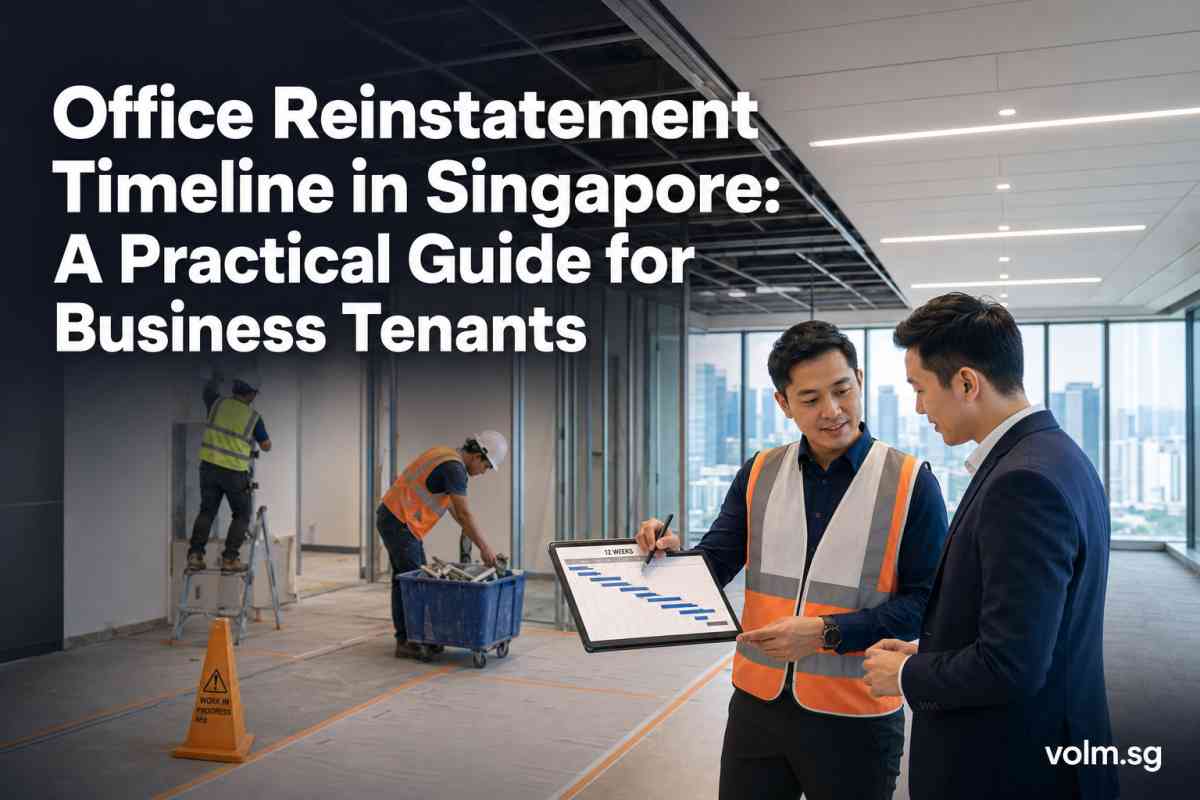 office reinstatement timeline in singapore