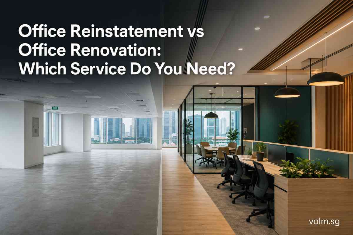 office reinstatement vs office renovation