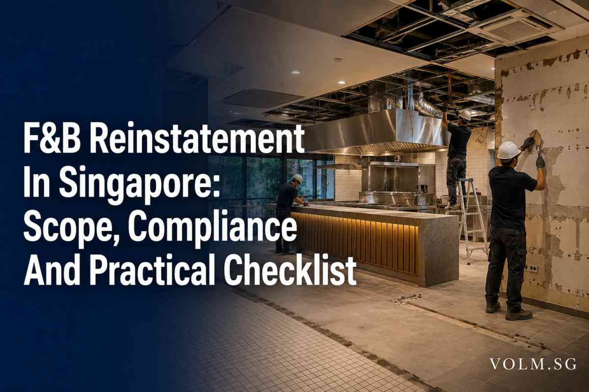 F&B Reinstatement in Singapore