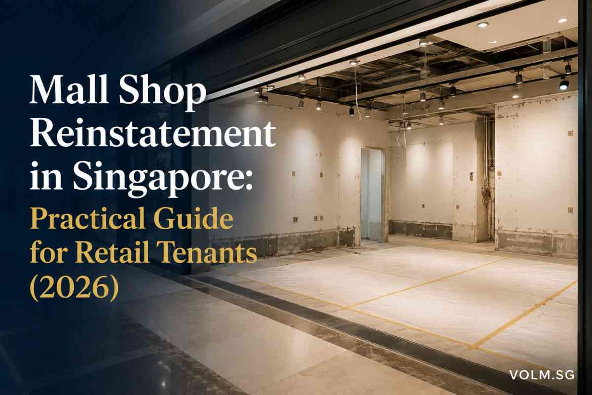 mall shop reinstatement singapore
