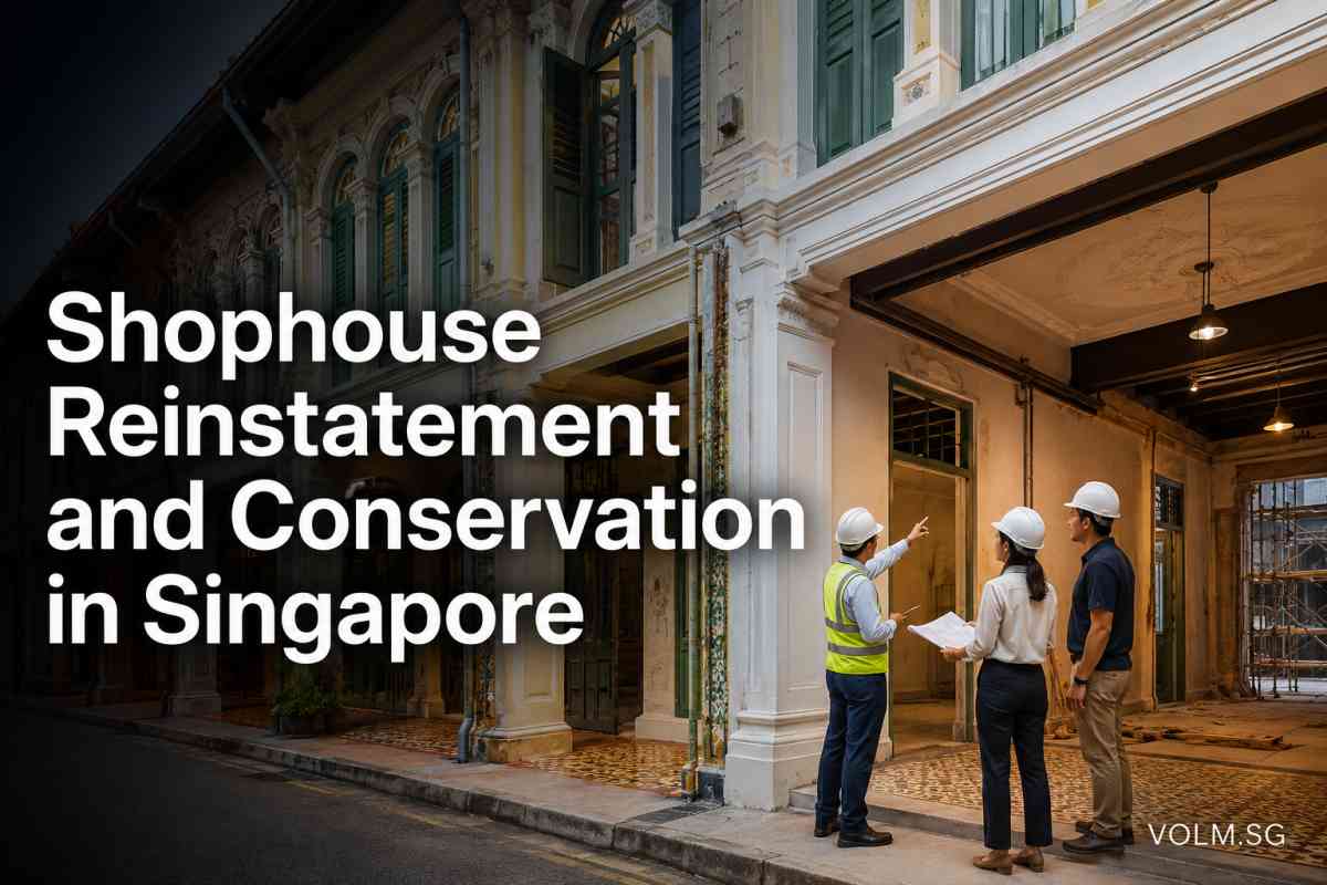 shophouse reinstatement and conservation